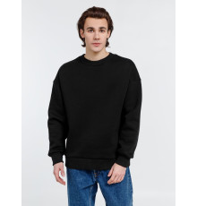 Свитшот оверсайз унисекс True Self, черный