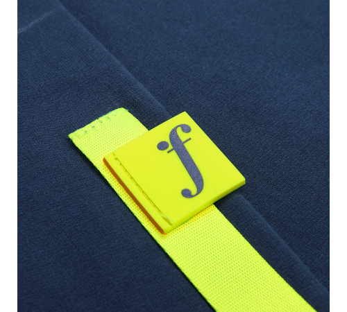 Лейбл из ПВХ Kare, желтый неон