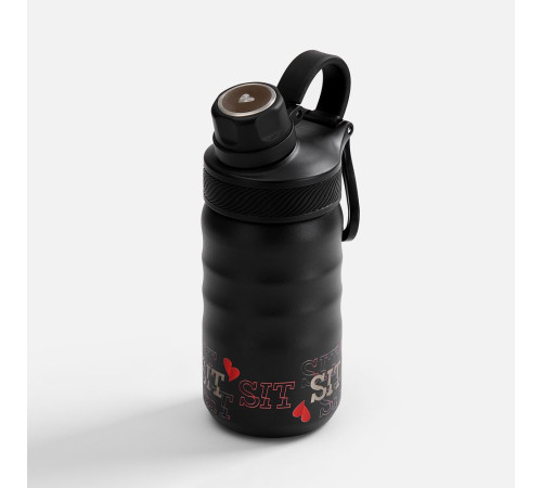 Термобутылка Fujisan 2.0, черная