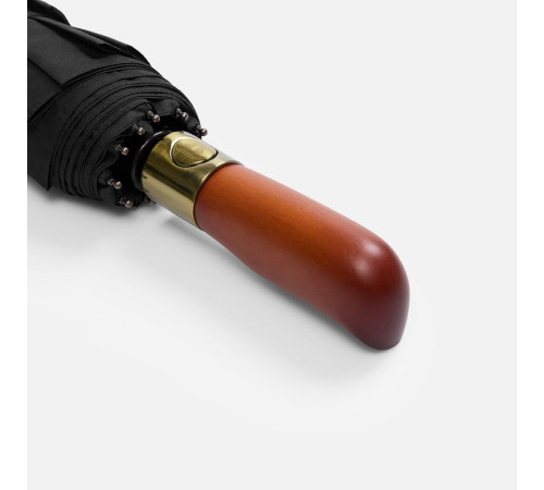 Зонт складной Cloudburst в подарочной упаковке, черный