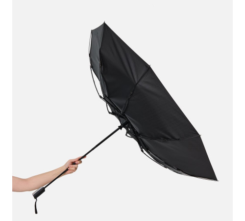Зонт складной Fiber, черный