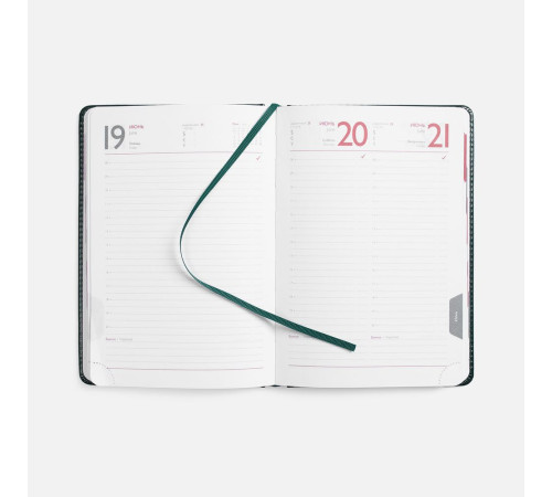 Ежедневник Faro, датированный, темно-зеленый