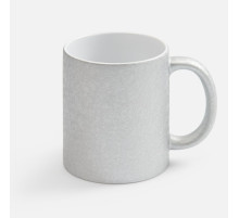 Кружка для сублимационной печати Sagredo, серебристая