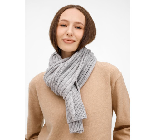 Шарф Bellish, светло-серый меланж