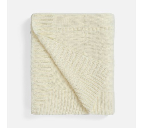 Плед Quadrisma, белый (молочный)