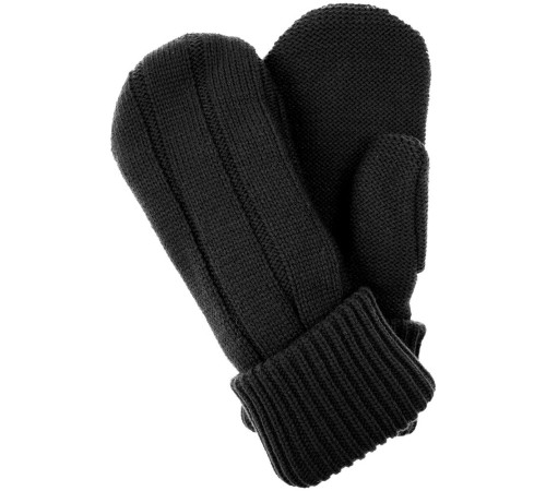 Варежки Knit Beat, черные