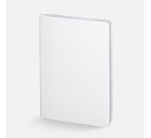 Ежедневник Nebraska Flex, недатированный, белый с серебристым