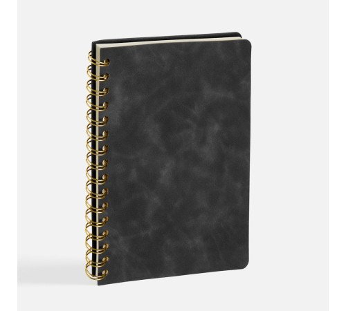 Ежедневник Spiral, недатированный, черный