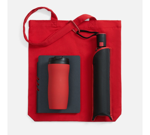 Набор Flexpen Black Walk, черный с красным