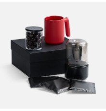 Набор «Микроклимат», черный с красным