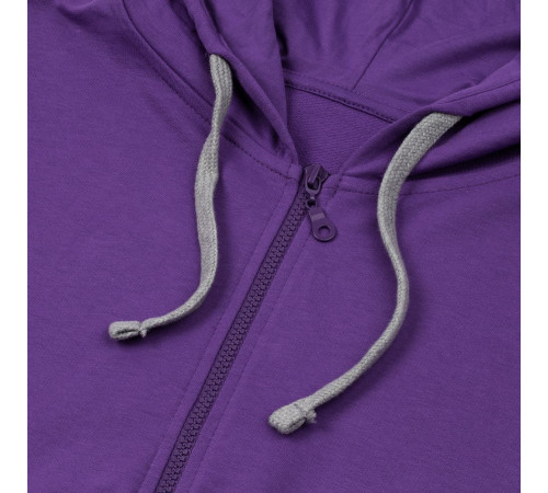 Толстовка на молнии с капюшоном Unit Siverga, фиолетовая