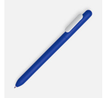 Ручка шариковая Swiper Soft Touch, синяя с белым