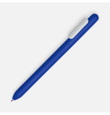 Ручка шариковая Swiper Soft Touch, синяя с белым