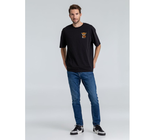 Футболка оверсайз «Cute Fire. Всех сжечь», черная