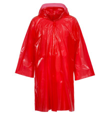 Дождевик-плащ BrightWay, красный