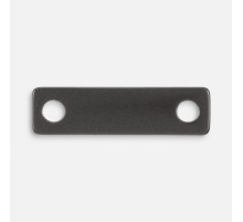 Шильдик металлический Alfa Liten, серый металлик