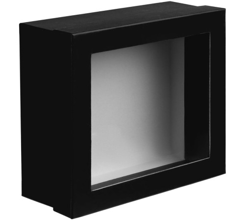 Коробка Teaser с окном, черная