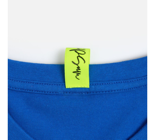 Лейбл тканевый Epsilon, S, желтый неон