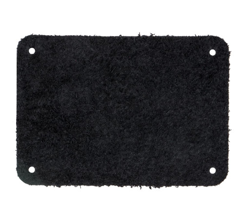 Лейбл кожаный Beta, XL, черный