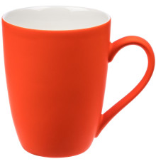 Кружка Good Morning с покрытием софт-тач, ver.2, оранжевая