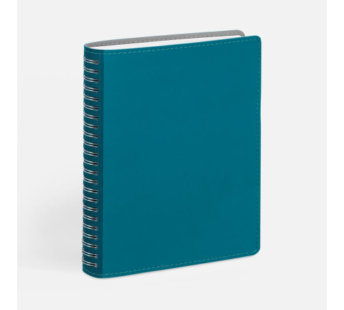 Ежедневник Spring Shall, недатированный, бирюзовый