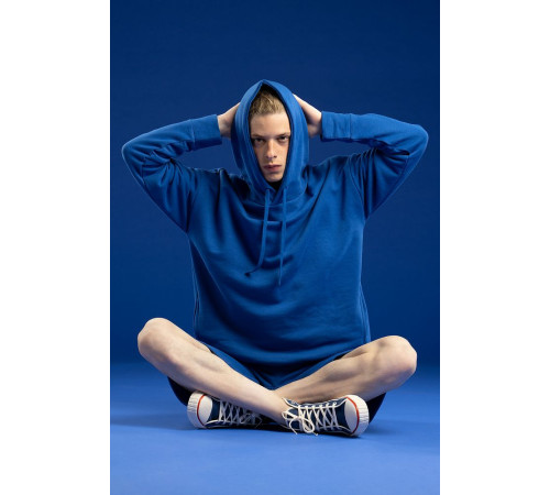 Худи унисекс H2, синее