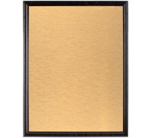 Плакетка Plaque, большая, венге с золотистой пластиной