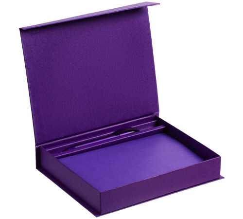 Коробка Duo под ежедневник и ручку, фиолетовая