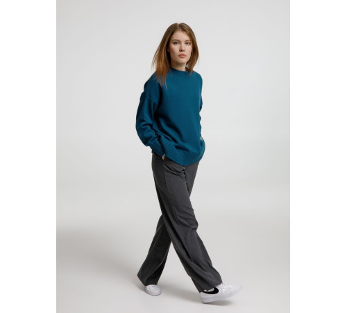 Джемпер оверсайз унисекс Stated в сумке, синий (морская волна)