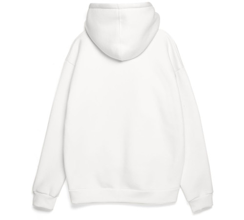 Толстовка унисекс оверсайз Zippy, белая