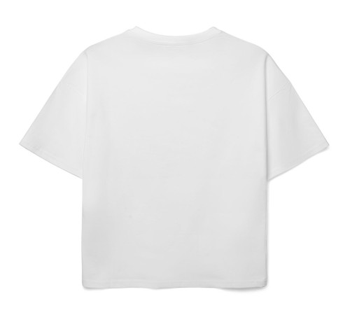 Футболка детская оверсайз Teezer, белая