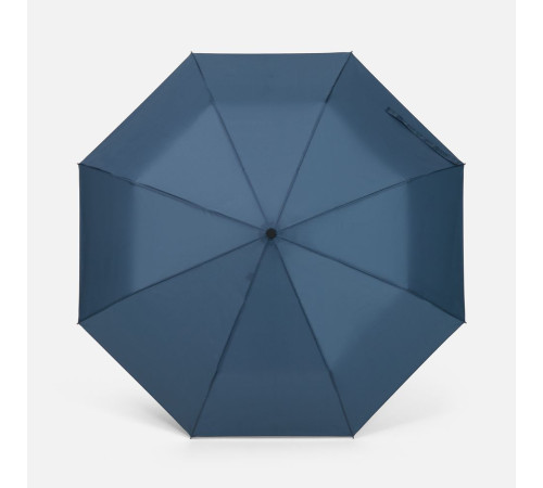 Зонт складной Classic, темно-синий с темной ручкой