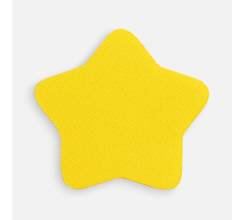 Наклейка тканевая Lunga Bial, M, желтая