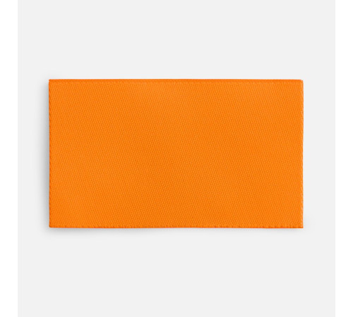 Лейбл тканевый Epsilon, M, оранжевый неон