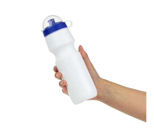 Бутылка для велосипеда Bikescape, белая с синим