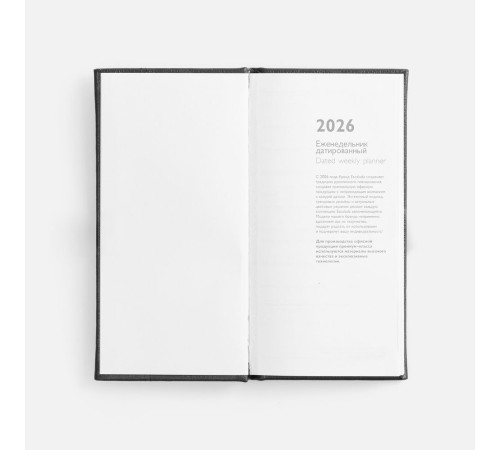 Еженедельник Baza, датированный, черный