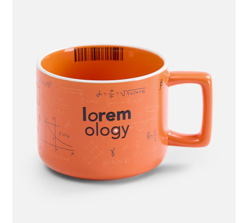 Чашка Fusion, ver.2, оранжевая