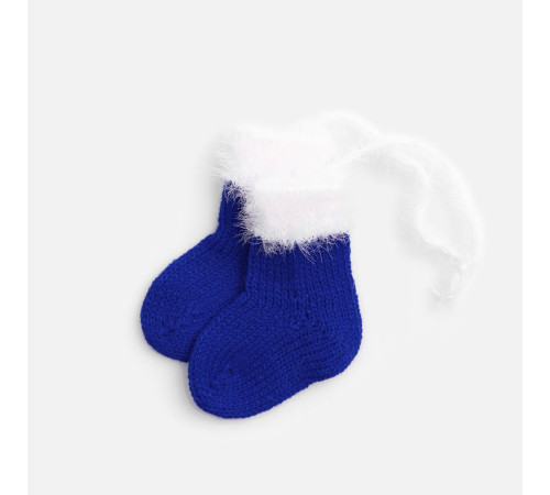 Подвеска на елку «Вьюжка», носочки, синяя