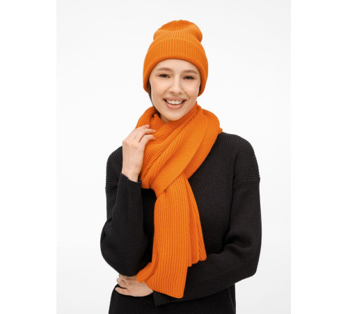 Шапка Nobilis Mono, оранжевая (абрикос)