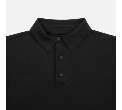 Рубашка поло унисекс Senti, черная