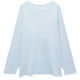 Лонгслив унисекс Siluetti Fuori, светло-голубой