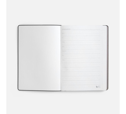 Ежедневник Nebraska Flex, недатированный, красный с золотистым