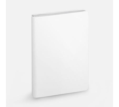 Ежедневник Nebraska Flex, недатированный, белый с серебристым