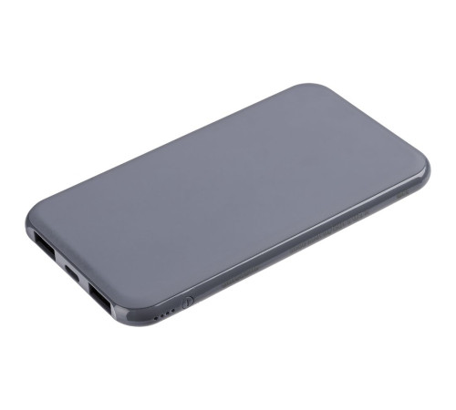 Аккумулятор Uniscend Starry с подсветкой, 5000 мАч, темно-серый