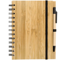 Блокнот на кольцах Bambook с шариковой ручкой