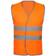 Сигнальный жилет СО-1 ТР, оранжевый флуоресцентный