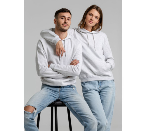 Толстовка с капюшоном Snake II светло-серый меланж