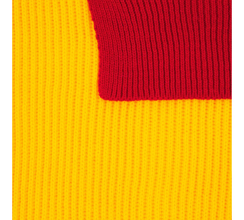 Шарф Snappy, желтый с красным