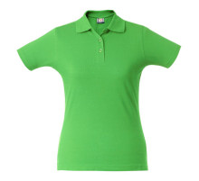 Рубашка поло женская Surf Lady, зеленое яблоко