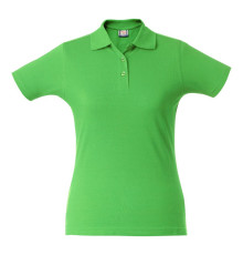 Рубашка поло женская Surf Lady, зеленое яблоко